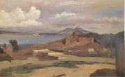 Jean Baptiste Camille  Corot Ischia,View from the Slopes of Mount Epomeo (mk05) oil on canvas